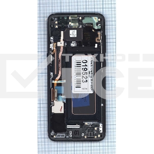 Дисплей для Samsung Galaxy S8 SM-G950F черный с черной рамкой