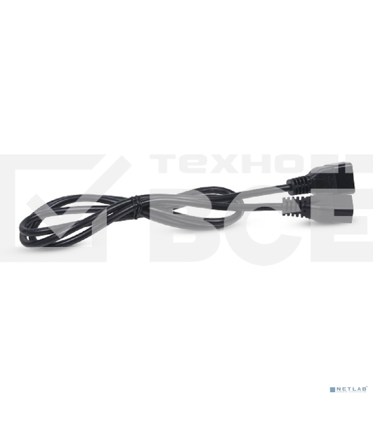 Шнур ввода/вывода Cabeus, IEC 60320 С19, вилка IEC 60320 С20, 3 м, 16А, из кабеля 3х1,5 мм², черный