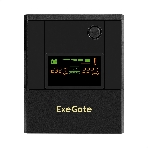 Источник бесперебойного питания ExeGate SpecialPro Smart LLB-1000.LCD.AVR.8C13 (1000VA/700W, LCD, 8*C13, батарея 12V 7.2Ah - 2 шт., металлический корпус, Black), фото8