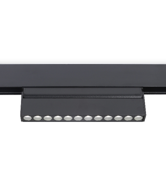 Светильник трековый светодиодный GL4048 BK черный IP20 12W 4200K 48V 24° 223*22*105