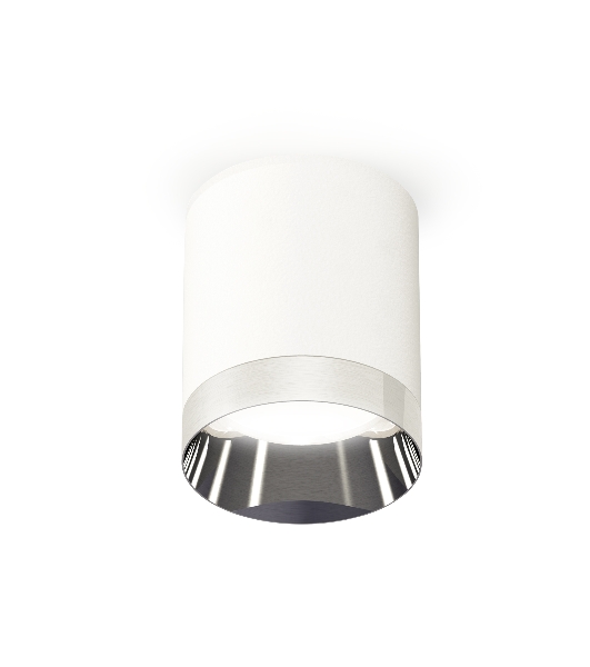 Светильник Ambrella Light XS6301022 SWH/PSL белый песок/серебро полироанное MR16 GU5.3 (C6301, N6132)