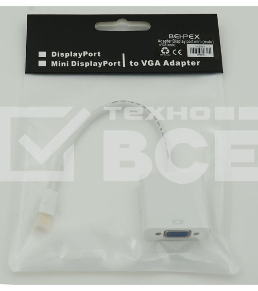 Переходник Display Port DisplayPort mini (m)/VGA HD15 (f)