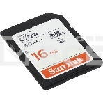 Флеш карта SDHC 16Gb Class10 Sandisk SDSDUNC-016G-GN6IN Ultra 80, фото 1