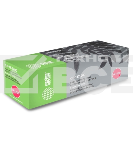 Картридж лазерный Cactus CS-TK1200 черный (3000 стр.) для Kyocera Ecosys P2335d/P2335dn/P2335dw/M2235dn/M2735dn/M2835dw