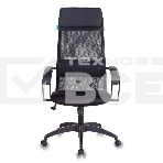 Кресло руководителя Бюрократ CH-608/BLACK TW-01 TW-11 черный, спинка сетка, искусст.кожа/ткань, фото9