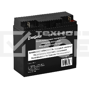 Батарея ExeGate DT 1218 (12V 18Ah), клеммы под болт М5