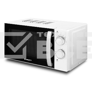 Микроволновая печь Kraft KF-20MW7W-102M белый, 20 л, 700 Вт, переключатели - поворотный механизм