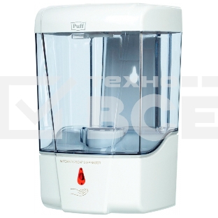 Дозатор Solinne Puff 0.6 л. белый пластик сенсорный (1277843)