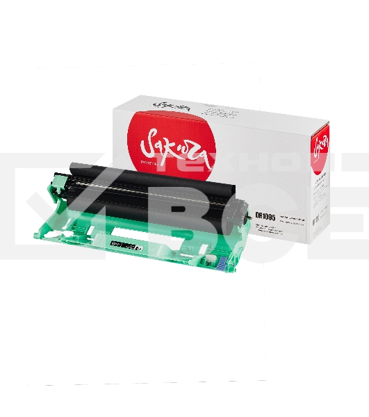Фотобарабан Sakura DR1095 для Brother, черный, 10000 к.