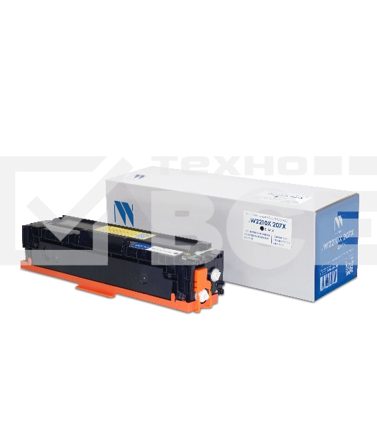 Картридж лазерный NVPrint совместимый NV-W2210X 207X Black для HP Color LaserJet M255/M282/M283 (3150k) до версии fw20220729