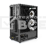 Компьютерный корпус Miditower ExeGate i3 BASE-NPX500 (ATX, БП 500NPX с вент. 12 см, с окном, 1*USB+1*USB3.0, аудио, 4 вент. 12см с RGB подсветкой), фото4