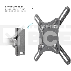 Кронштейн для телевизора Kromax CORBEL-5 черный 15'-42' макс.25кг настенный поворот и наклон, фото5