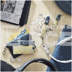 Кольцо для ключей Victorinox (4.1895.E) серый блистер, фото 1