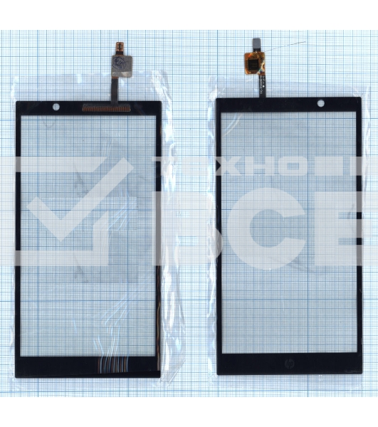 Сенсорное стекло (тачскрин) для HP Slate 6 VoiceTab, черное