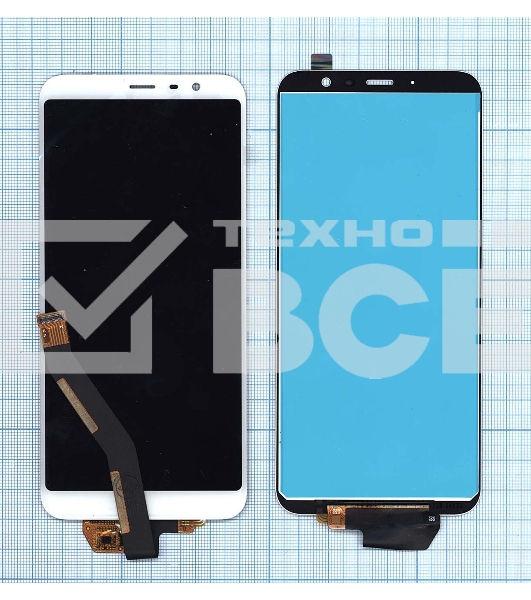 Дисплей для Meizu M6T белый