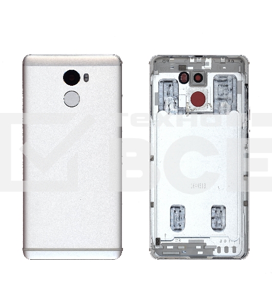 Задняя крышка для Xiaomi Redmi 4 серебро