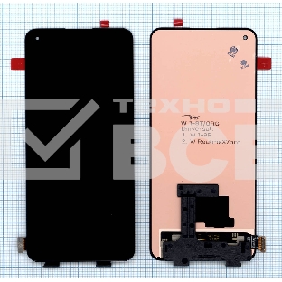 Дисплей для OnePlus 8T/9R/Realme X7 Pro (RMX2121) черный