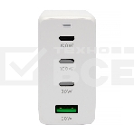 Зарядное устройство Cablexpert MP3A-PC-66 100Вт GaN, 5A, QC5.0/PD, 3xType-C, 1xUSB, белый, коробка, фото2