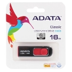 Флешка USB ADATA Classic C008 (AC008-16G-RKD), 16Gb, USB 2.0, R/W 30/6, черный/красный, фото10