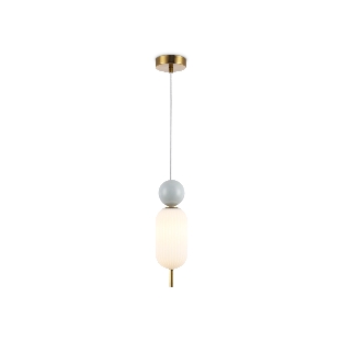 Светильник Ambrella light LH53101 BS/GR/FR латунь/серый/белый матовый G9 max 28W D100*330