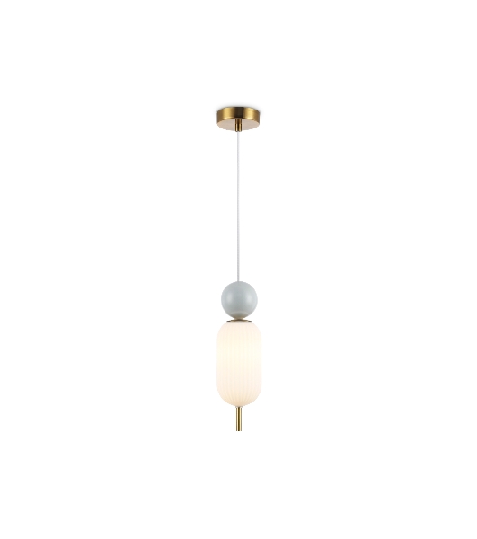 Светильник Ambrella light LH53101 BS/GR/FR латунь/серый/белый матовый G9 max 28W D100*330
