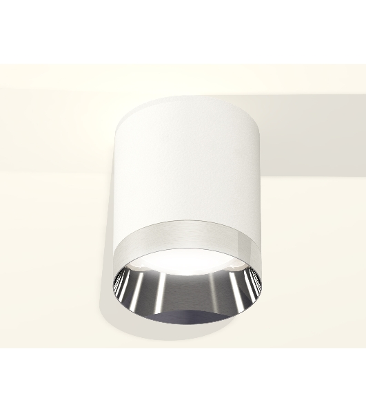 Светильник Ambrella Light XS6301022 SWH/PSL белый песок/серебро полироанное MR16 GU5.3 (C6301, N6132)