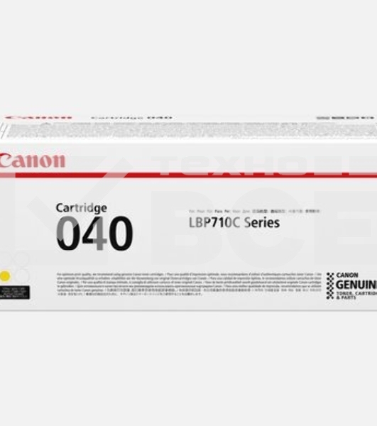 Картридж лазерный Canon Cartridge 040Y (0454C001) желтый, 5400 стр., для LBP710Cx/712Cx