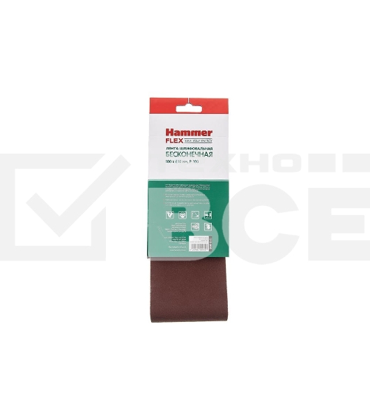 Лента шлиф. Hammer Flex 212-016(R)100 Х 610 Р 100по 3 шт.