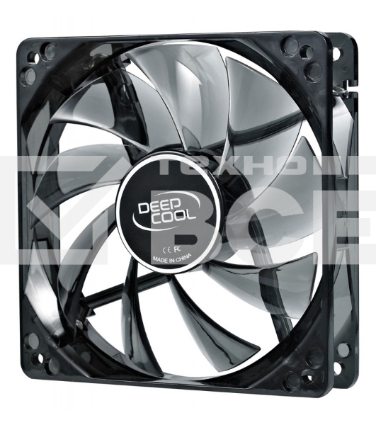 Вентилятор для корпуса DEEPCOOL WIND BLADE 120 черный, 120 мм, 1300 об/мин, 26.6 дБ, 3 pin