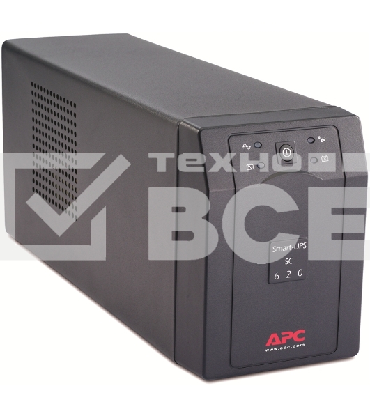Источник бесперебойного питания APC Smart-UPS SC SC620I 390Вт 620ВА черный