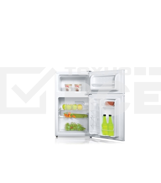 Холодильник Centek CT-1704 белый двухкамерный 62/25л морозилка сверху