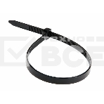 Хомут-стяжка кабельная нейлоновая Rexant 450 x7,6 мм, черная, упаковка 100 шт., фото 1