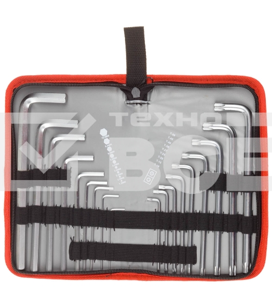 Набор ключей ЗУБР 27463-H18мастер cr-v hex 1.5-10мм длин.9 шт torx т10-т50 длин.9шт