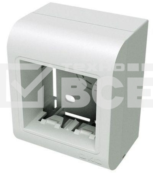 Коробка установочная под BRAVA 2мод. PDB (для кабель-канала TMC) ДКС 10034