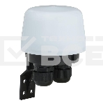 Фотореле Iek LFR20-603-2200-K01 ФР 603 макс. нагрузка 2200ВА IP66 белый, фото 1