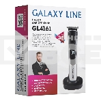 Набор для стрижки Galaxy Line GL 4161, серебристый с черным, время непрерывной работы до 1,5 ч, 2 скорости работы, лезвия из нержавеющей стали, ширина лезвия 39 мм, индикатор заряда аккумулятора в процентах, 4 насадки-расчески (3, 6, 9, 12 мм), USB зарядк, фото7