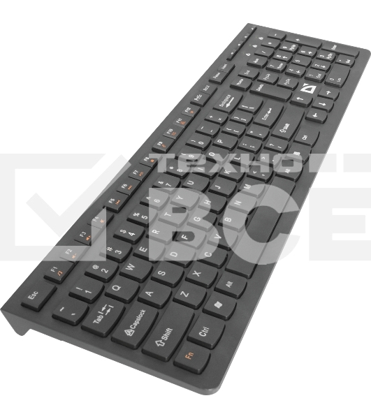 Клавиатура Defender ULTRAMATE SM-535 RU беспроводная USB, радиоканал, черный