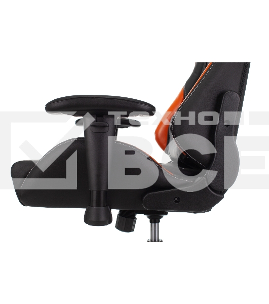 Кресло игровое Zombie VIKING 5 AERO черный/оранжевый искусственная кожа с подголов. крестовина пластик