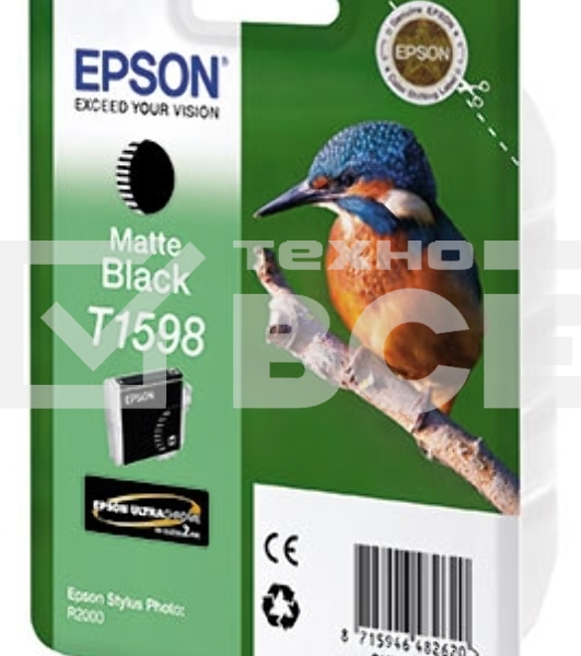 Картридж струйный Epson C13T15984010 черный матовый (850 стр) для Epson St Ph R2000