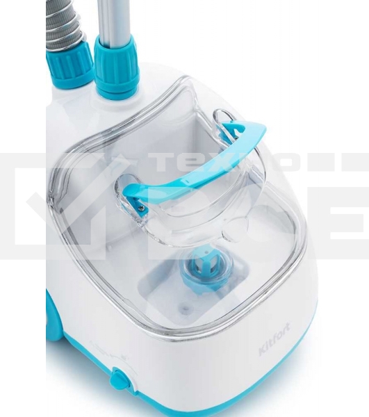 Отпариватель напольный Kitfort КТ-957 1500Вт белый/бирюзовый