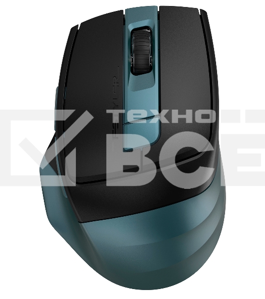 Мышь беспроводная A4Tech Fstyler FB35C зеленый/черный, 2000 dpi, радиоканал, Bluetooth, USB, кнопки - 6