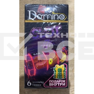 (Годен до 24.10.2024) Ароматизированные презервативы DOMINO Фруктовый слот - 6 шт.