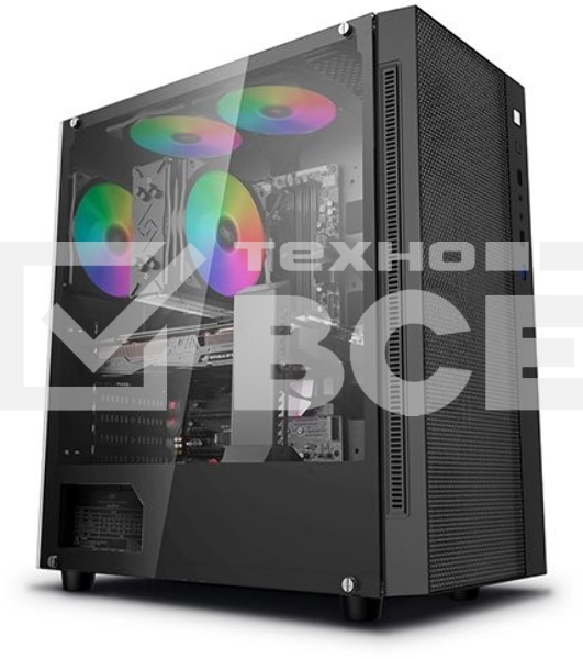 Корпус Deepcool MATREXX 55 MESH без БП, большое боковое окно, черный, ATX