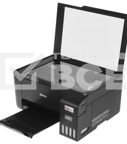 МФУ струйный Epson L3218 (C11CJ68512), принтер/сканер/копир, (A4, 5760x1440dpi, ч/б 33стр., цв. 18стр., USB, черный)