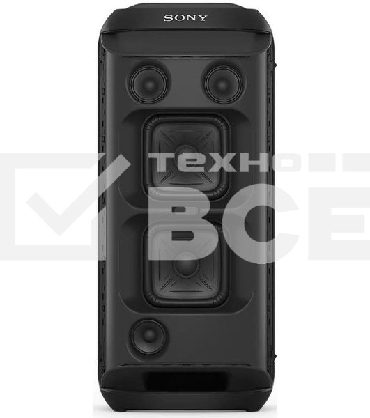 Минисистема Sony SRS-XV800 черный 77Вт USB BT