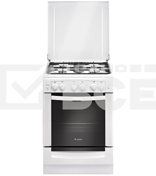 Плита газовая Gefest ПГ 6100-02 белый, конфорок 4 шт, духовка 52 л, 60 см x 85 см x 60 см