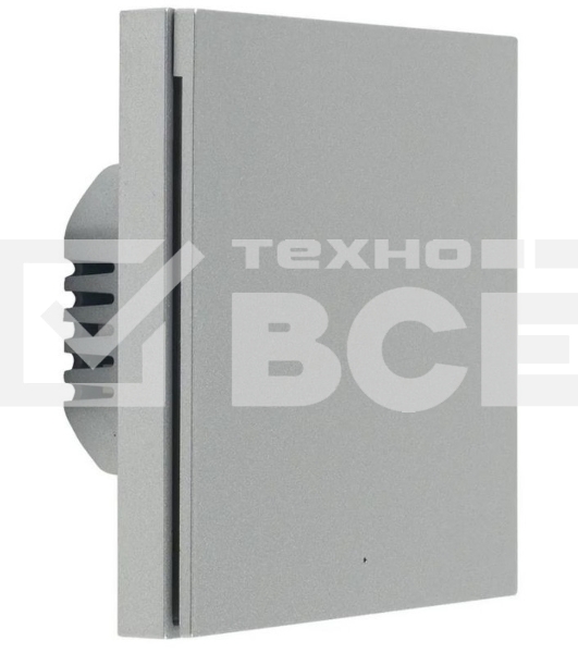 Выключатель умный Aqara H1 EU 1-нокл. без нейтрали серый (WS-EUK01GR)