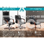 Кресло офисное Бюрократ T-9927WALNUT-AV черный, кожа, полозья дерево, фото3