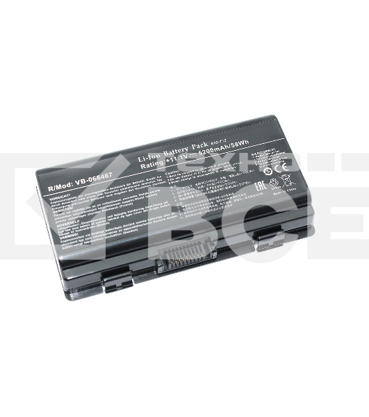 Аккумуляторная батарея для ноутбука Asus X51R (A32-X51) 11.1V 5200mAh OEM