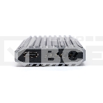 Внешний корпус Gembird EEM2-SATA-3 USB 3.1 для M2 SATA порт Type-С, RGB подсветка, металл, серебристый, фото8